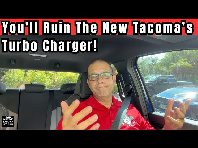 How I Stop From Ruining The Turbo In The 2025 Tacoma To Increase Its Lifespan!