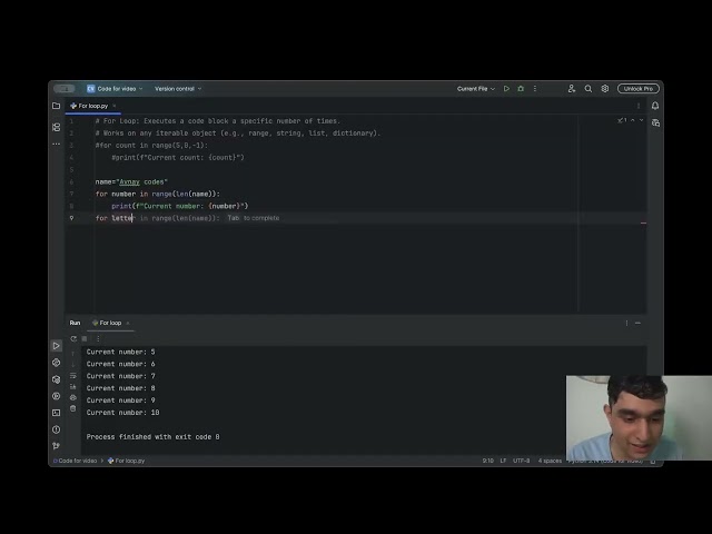 Python For Loops Explained in Under 8 Minutes