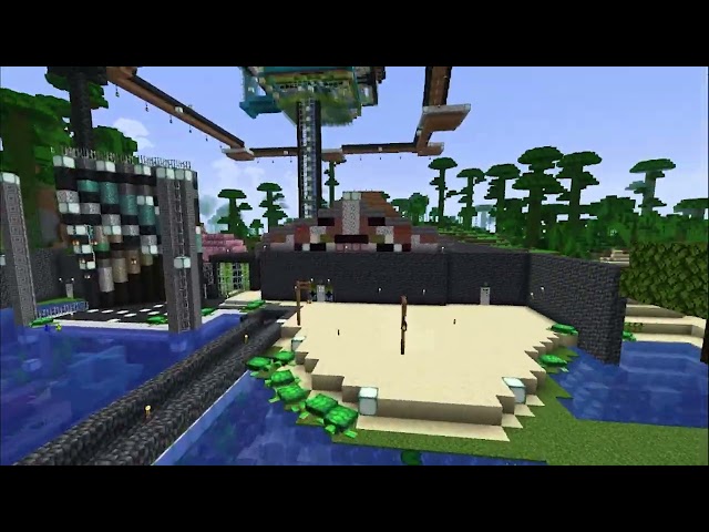 Showing my current build on the MinedHype Minecraft server.
