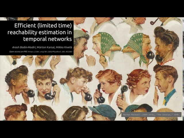 Efficient (limited time) reachability estimation in temporal networks