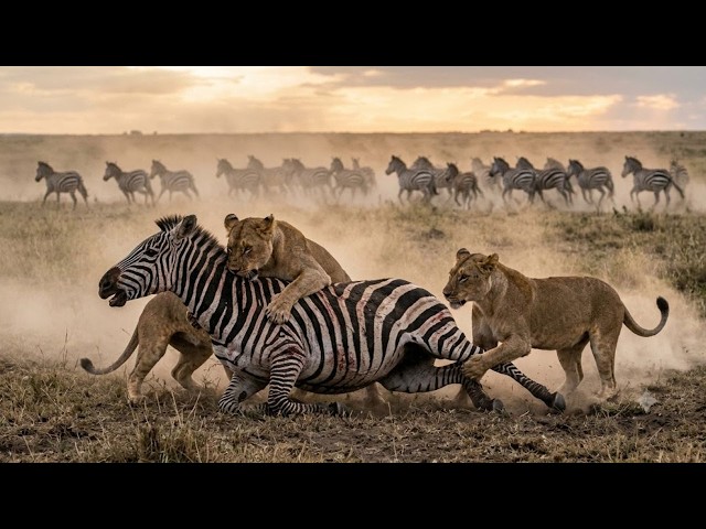 Why Did the Old Zebra Sacrifice Himself to the Lion Pride?
