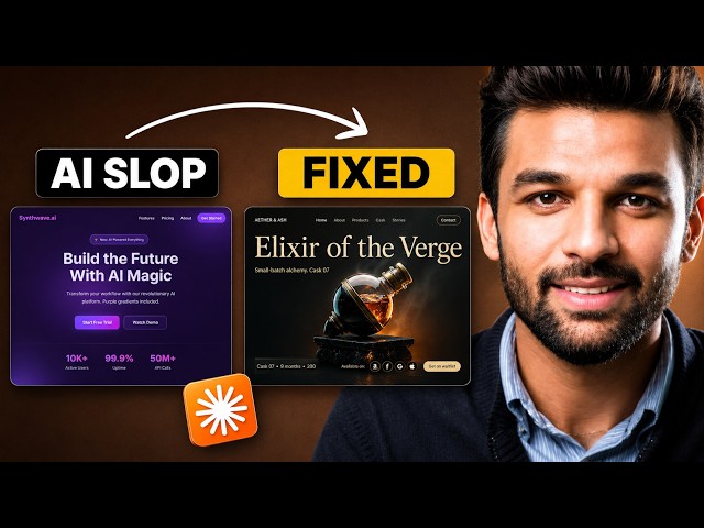 AI Just Changed 3D Web Design Forever (100% Free Cinematic Websites)