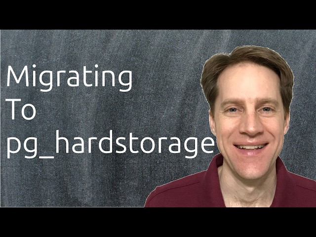 Migrating to pg_hardstorage | Scaling Postgres 427