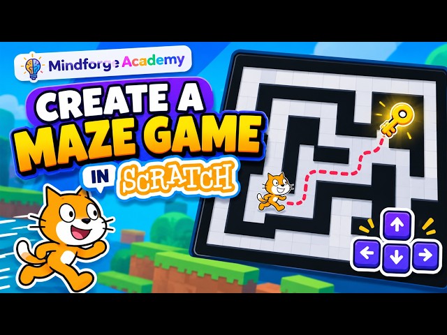 🎮 How to Make a Maze Game in Scratch! 🧩