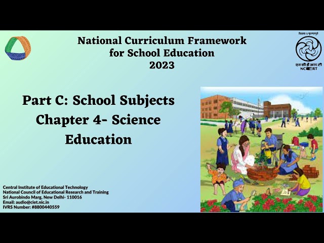 Part C: School Subjects: Chapter 4 - Science Education