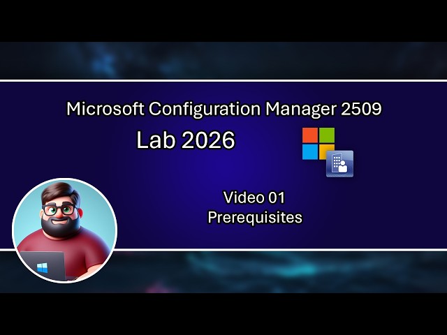 MCM 2509 Lab 2026 - Video 01 - Prerequisites
