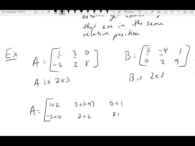Matrix Operations Lecture 1 29 20