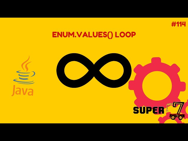 Java Programming Series Episode 114: Enum.values() Loop