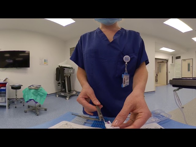 Setting up for microsurgery, a coupler sizing and technique