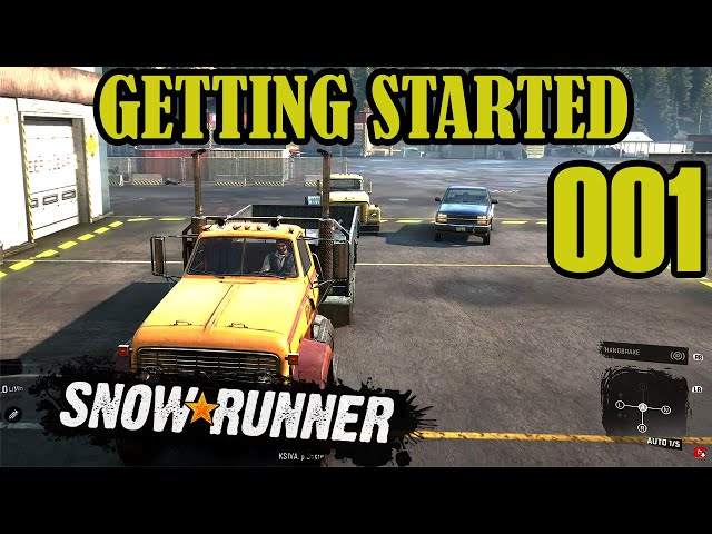 Getting Started! - Black River, Michigan - Snowrunner Playthrough Walkthrough - No Commentary