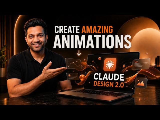 How I create Animations, Motion Graphics 10x Faster with Claude Design 2.0
