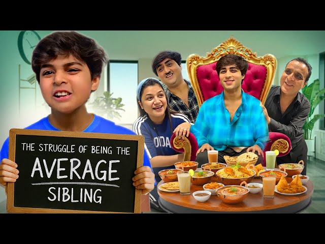  Struggle Of Being The “ AVERAGE “ Sibling❤️‍🩹 | Raj Grover | #shorts 