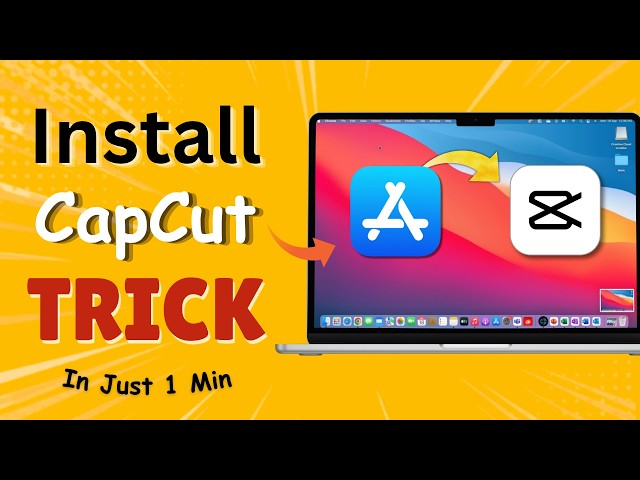 How to Install Capcut On MacBook within 1 Min ? Easy Trick | Capcut Video Editor On Mac |  Free