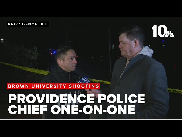 Providence police chief talks about next steps in Brown University shooting investigation