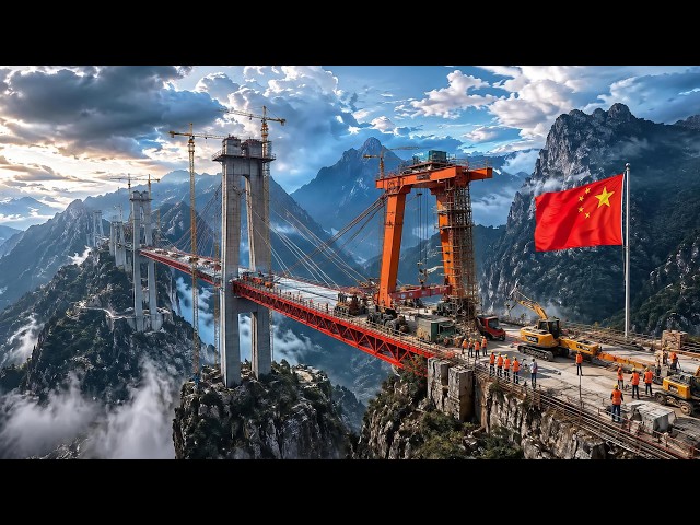 How China Built the World's Most Extreme Cloud Bridges