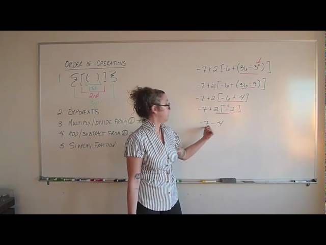 A Math Lesson in the Order of Operations