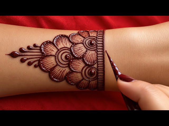 Sawan special stylish mehndi design | Easy back hand mehndi | Simple mehndi | Mehndi design | mehndi