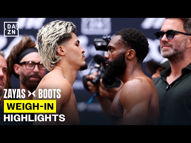 Xander Zayas vs. Jaron "Boots" Ennis | Weigh-In Highlights