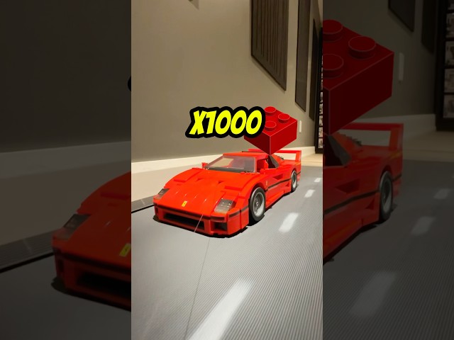 1 vs 1000 Piece LEGO Car Race! | LEGO speed champions builds #cars #lego #legoset #jdm #legobuild