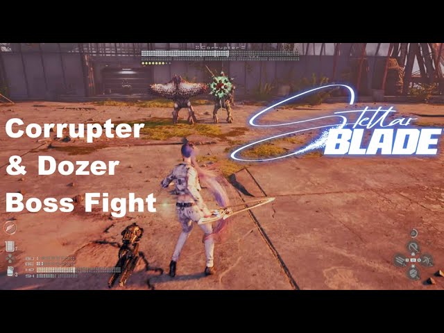 Stellar Blade: Eidos 9 the Corrupter & Dozer Boss Fight.
