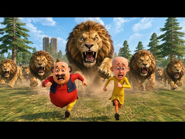 The Lion Ate Motu Patlu 😱😱