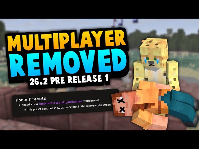 Minecraft Just REMOVED Multiplayer - For A Good Reason