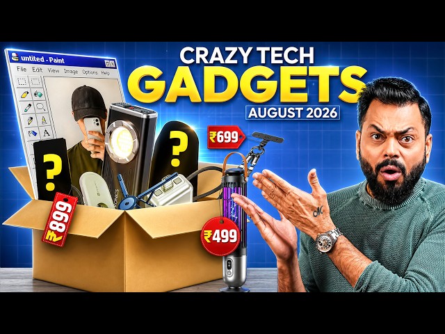 Top 8+ Crazy Tech Gadgets You Must Buy! ⚡ From ₹499 | August 2026