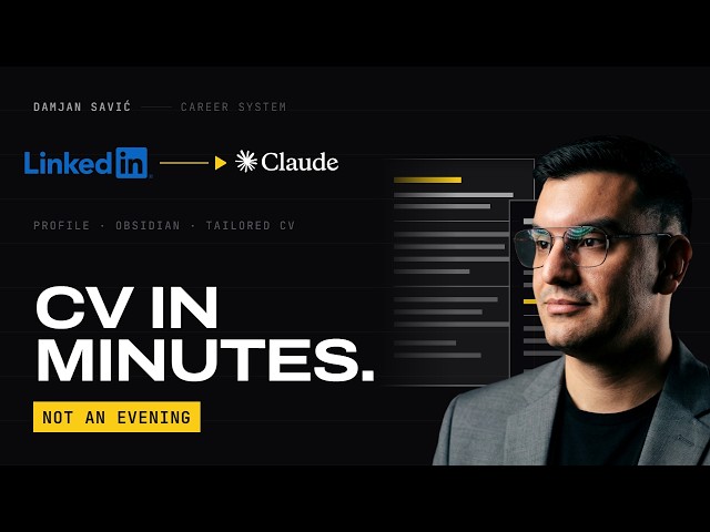 Automate Job Applications in Minutes, Not Hours — LinkedIn → Obsidian → Claude