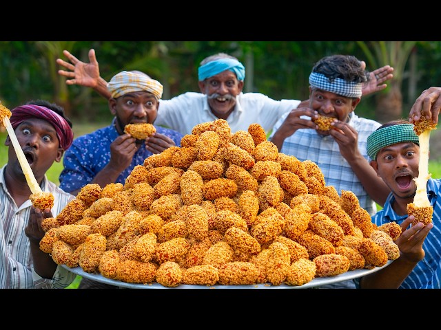 CHEESE FRIED CHICKEN | NOODLES CHICKEN | Cooking & Eating in Village | Potato Cheese Chicken Recipe