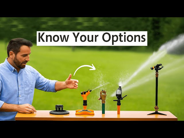 7 Types of Sprinkler Systems | Spray, Nozzle, Impact, Rotor & Bubbler