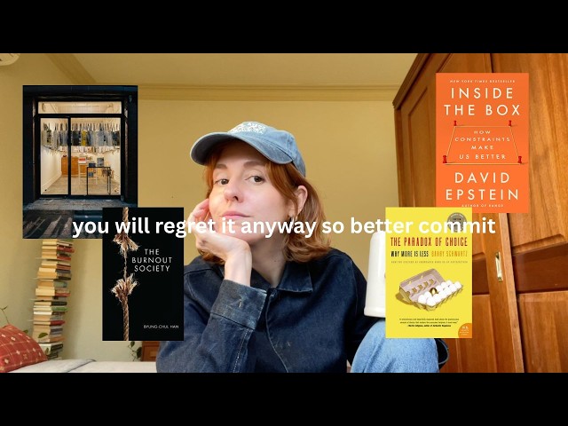 you want to be everything so you become nothing | the paradox of choice