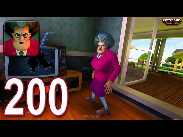 Scary Teacher 3D - Gameplay Walkthrough Part 200 - New Update 10.2.2 Chapter 1 (iOS, Android)