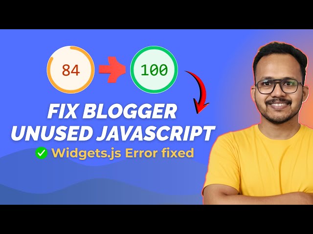 Blogger WIDGETS.JS Error? ❌ FIX It Permanently In 2 Minutes!