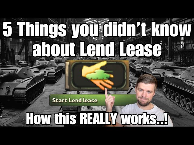 HOI4 Guide - 5 things you didn't know about Lend Lease