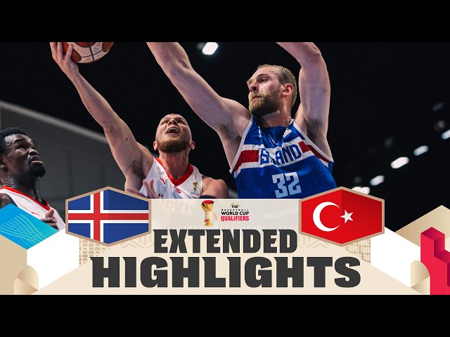 Iceland 🇮🇸 v Türkiye 🇹🇷 | Extended Highlights | FIBA Basketball World Cup 2027 European Qualifiers