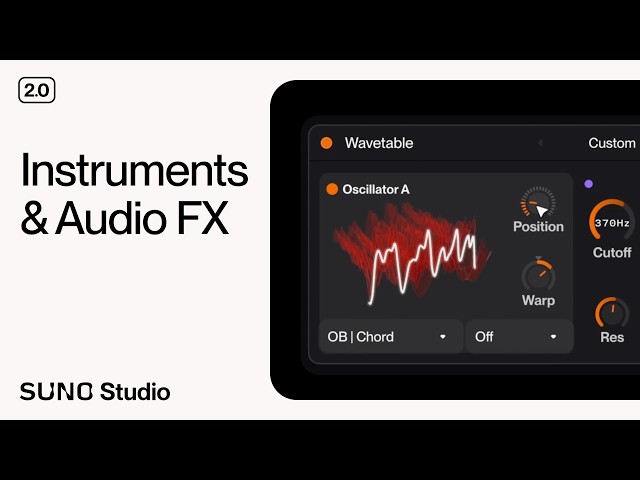 Audio Effects & Plugins in Suno Studio 2.0