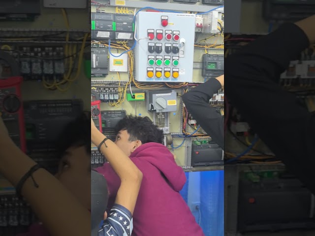 Building Automation or Building Management system demo board by my BET students