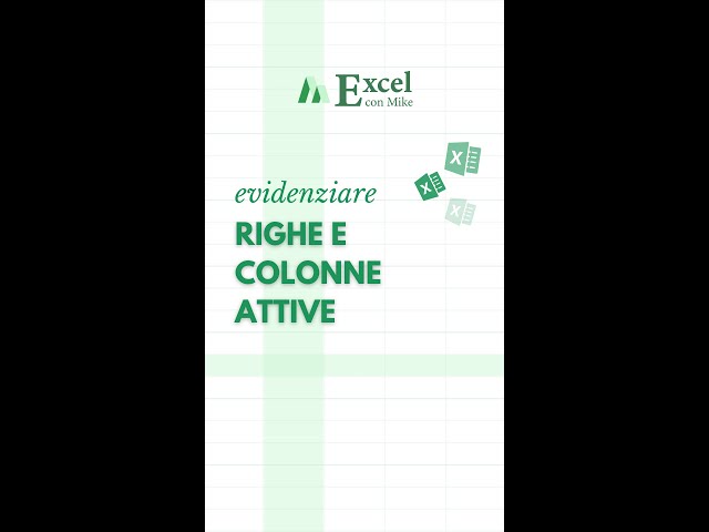 Here's how to highlight active rows and columns in Excel 🤩 #exceltips#exceltutorial#exceltraining