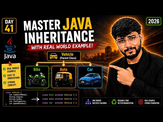 Master Java Inheritance | Real World Example! [2026]