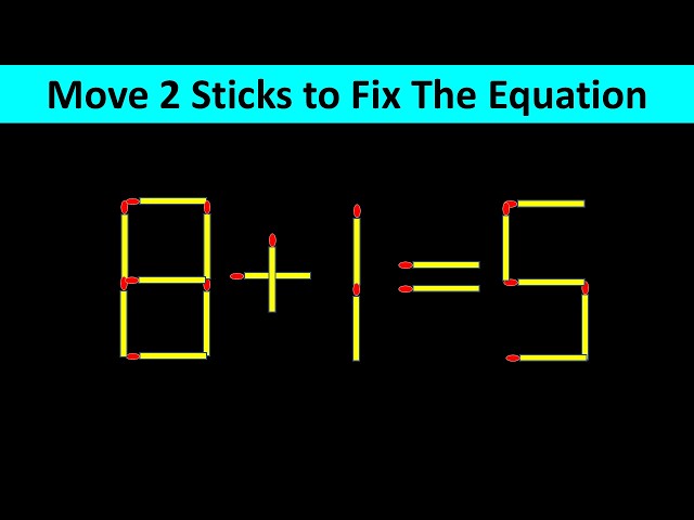 Memory Test - Improve IQ - Fix The Equation #matchstickpuzzle #simplylogical #braintest