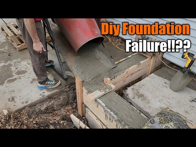 DIY Foundation Complete Failure !!?? | THE HANDYMAN |
