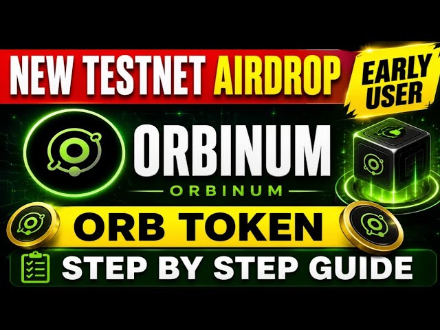 Orbinum Testnet Full Guide | Earn ORB Credits | Early Airdrop Opportunity 2026