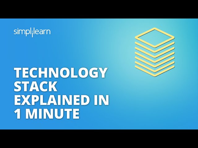 Technology Stack Explained In One Minute | What Is Technology Stack? | #Shorts | Simplilearn