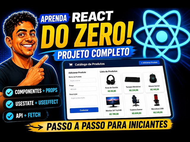 React from Scratch for Beginners | Learn by Building a Complete Project