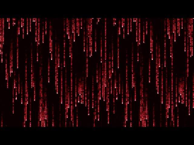 System Failure Red Code Rain | "Access Denied" 2 min Error Background Loop 4K