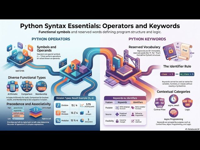 Python Part 3 Operators and Keywords