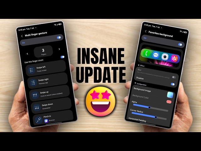 INSANE UPDATE ! Home Up App brings New Features for Millions of Galaxy Phones - Gestures & Dock