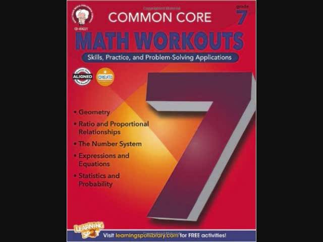Common Core Math Workouts, Grade 7