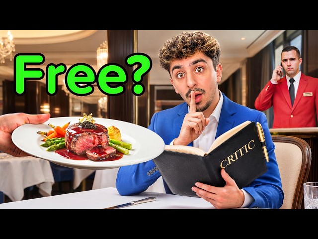 I Pretended to be a Food Critic for FREE Food