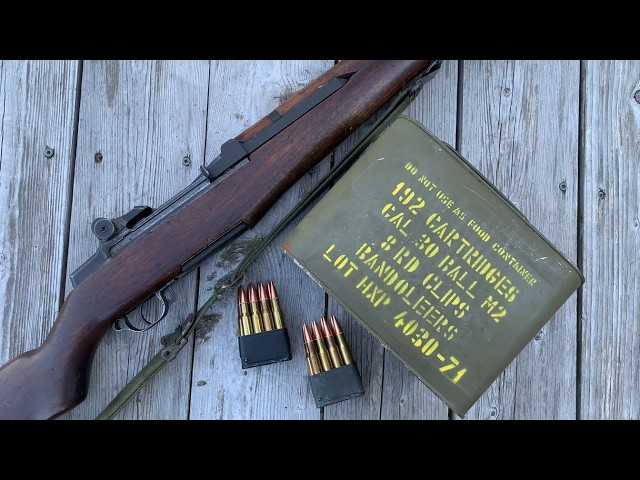 Opening a Sealed Can of M1 Garand Ammo, .30-06 M2 Ball